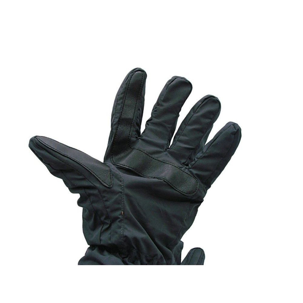 Isotoner Womens L-XL Black Polyester Gloves Fleece Lined Elastic Wrist Sports - Picture 7 of 9